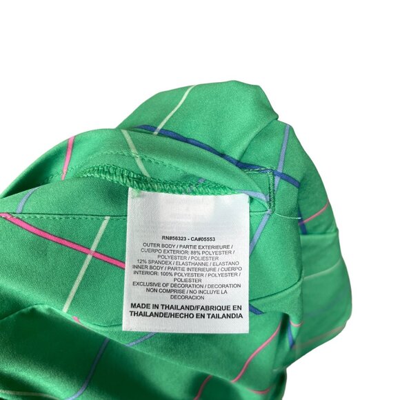 Nike Golf Reversible Skirt Womens 4 Green Plaid Shell Lightweight Preppy Active - Picture 7 of 16